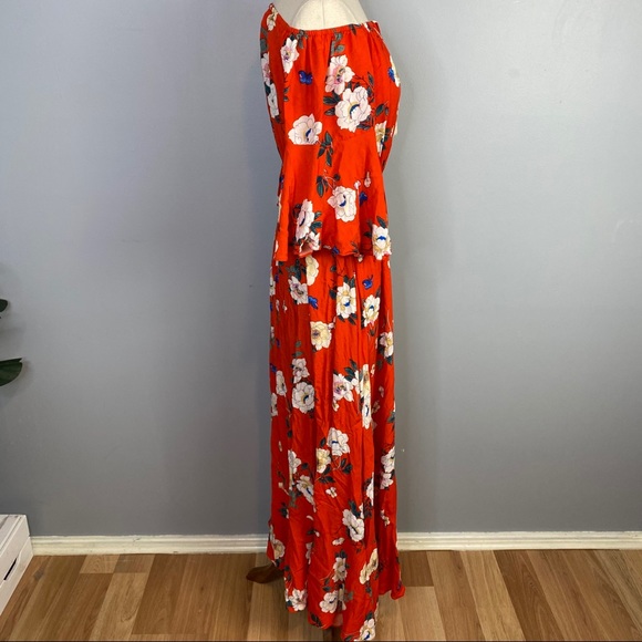 Isabela Boho Size 14 Maxi Off The Shoulder Dress - Picture 5 of 7